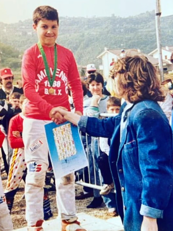 Angelo Furlan, BMX, premiazione