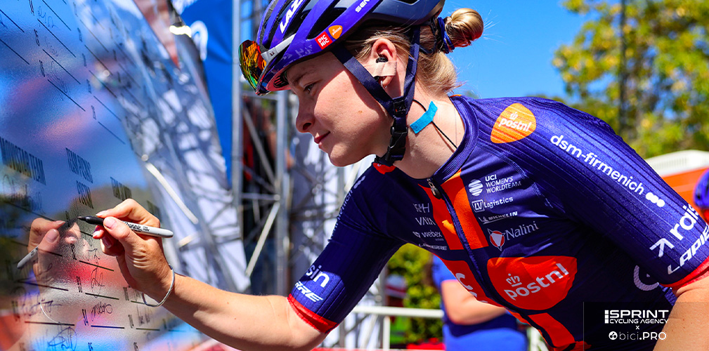 La maglia RAY di Nalini ha debuttato al Tour Down Under: lei è Lucie Fityus