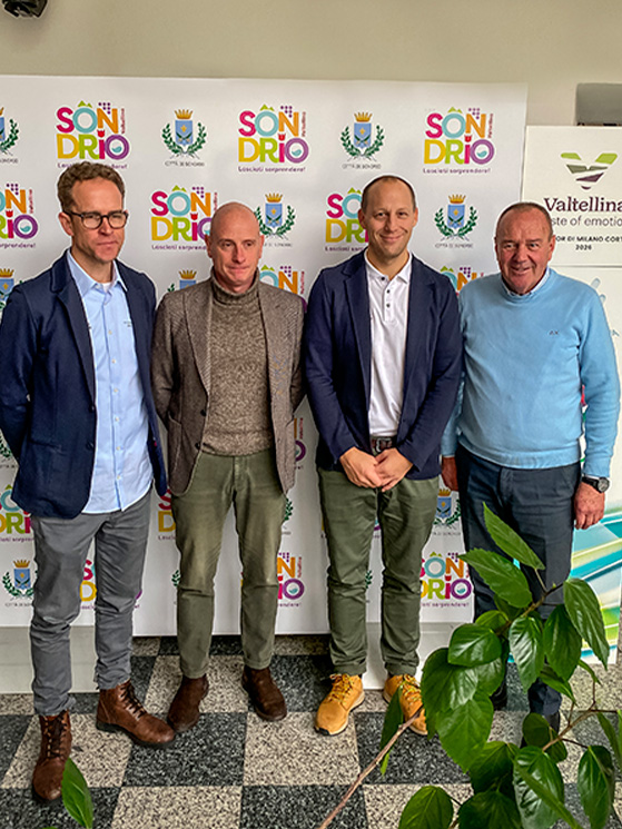 Incontro al Comune di Sondrio con gli organizzatori del Giro di Svizzera