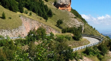 Salita di Sassotetto, Marche, Monti Sibillini (foto Pedalare con lentezza)