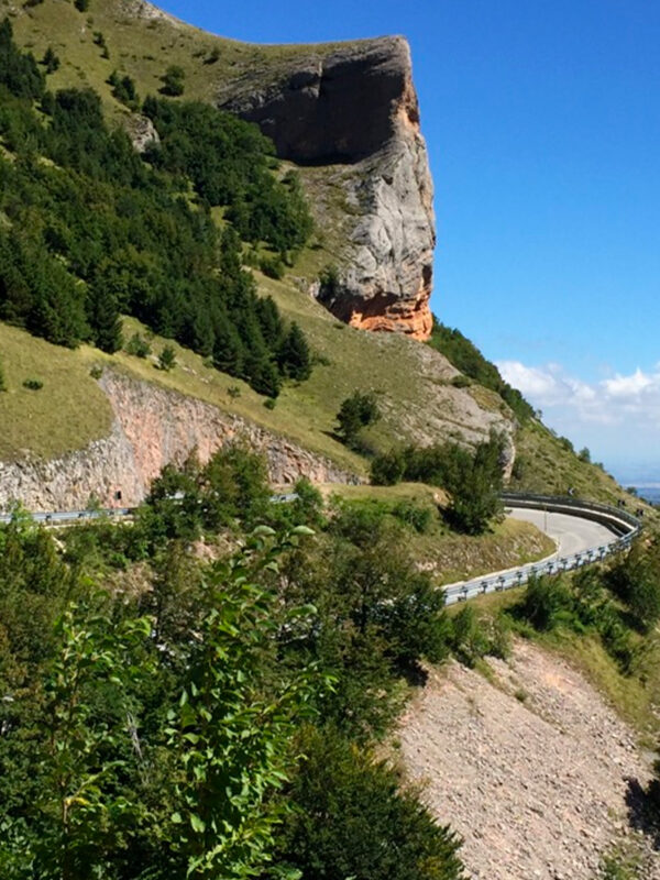 Salita di Sassotetto, Marche, Monti Sibillini (foto Pedalare con lentezza)