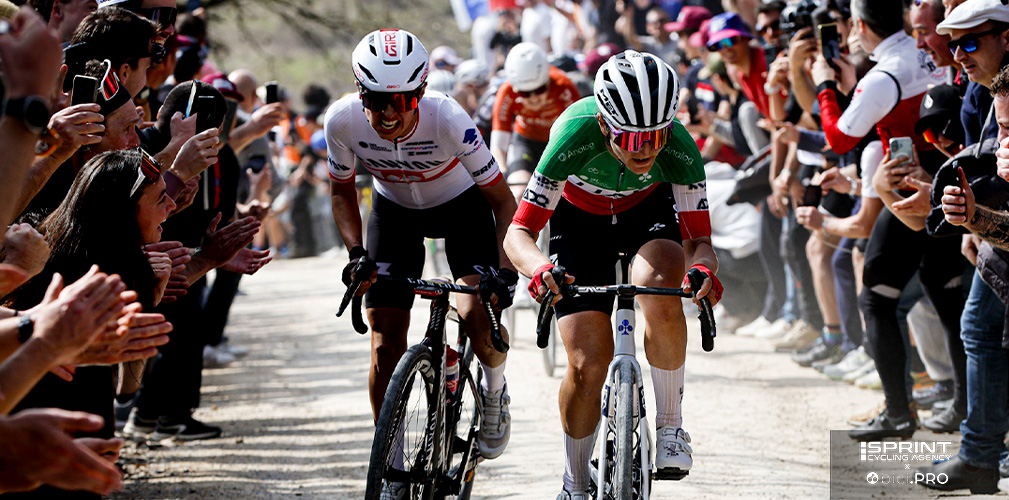 Longo Borghini ha attaccato a Colle PInzuto e sulle Tolfe, ma non si è liberata di Niewiadoma e Chabbey