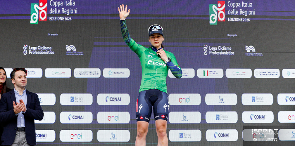 Letizia Borghesi premiata per la Coppa Italia delle Regioni non si fa una ragione dell'errore di percorso