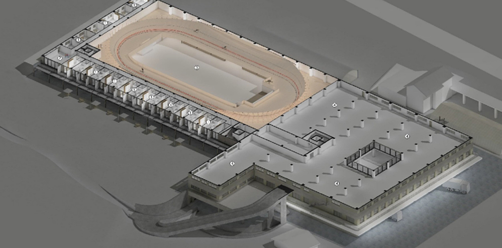 Questo il rendering dell'impianto per come uscito dalle mani dei progettisti (foto Gemmalux)