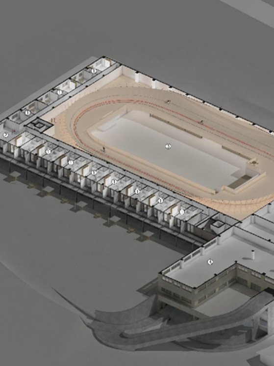 Questo il rendering dell'impianto per come uscito dalle mani dei progettisti (foto Gemmalux)