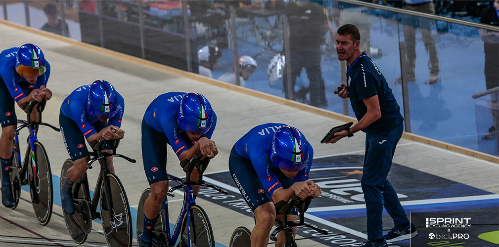 Salvoldi con i ragazzi del quartetto, stavolta in gara senza eccessive pressioni ed aspettative