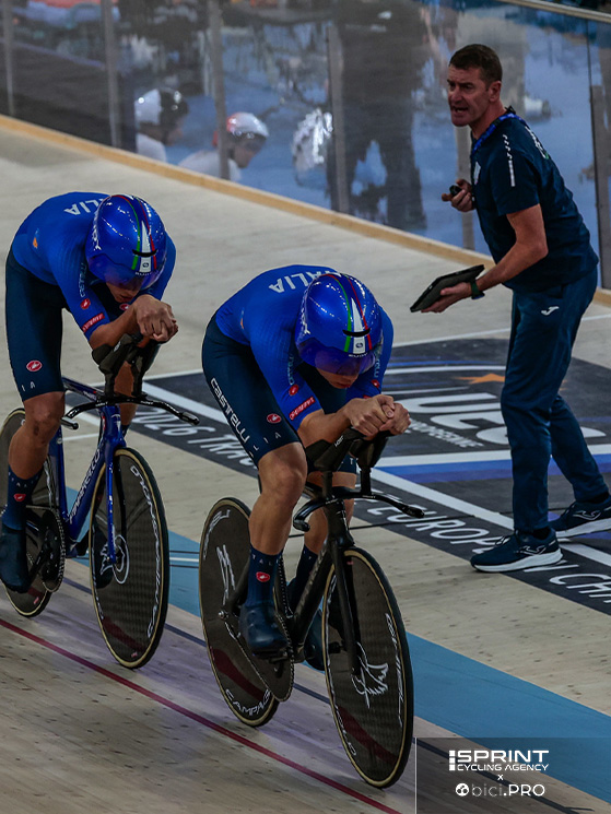 Salvoldi con i ragazzi del quartetto, stavolta in gara senza eccessive pressioni ed aspettative