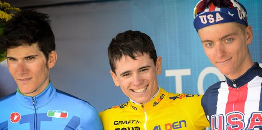 Gaudu fra Ravasi e Costa. E' il podio 2016, foriero di tante promesse non mantenute (foto organizzatori)