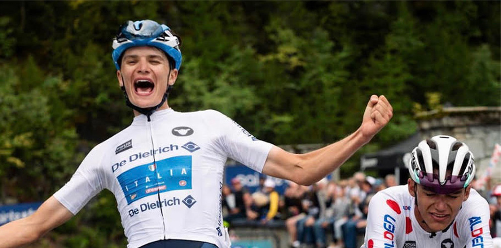 Giulio Pellizzari svetta all'ultima tappa 2023, ma a vincere è Del Toro (foto organizzatori)