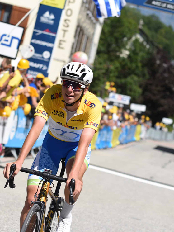 Pogacar vincitore nel 2018. Già dall'anno successivo, alla Vuelta, inizierà la sua rivoluzione ciclistica