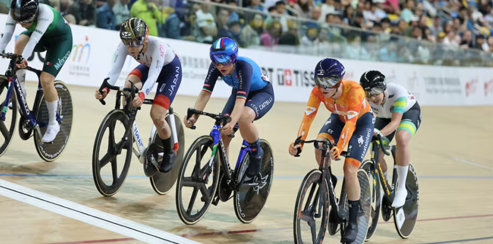 Fra le donne bene la Consonni, quinta nella madison con Fidanza e sesta nell'omnium (foto FCI)