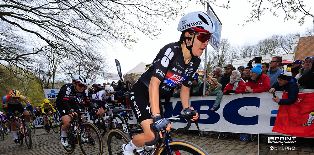 Domenica la francese sarà in gara al Giro delle Fiandre, vinto nella sua versione per juniores nel 2023