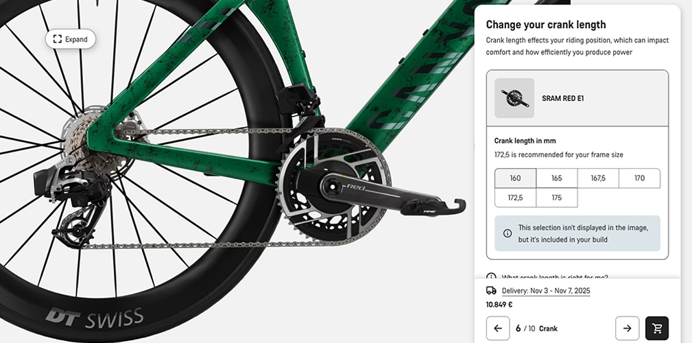 MyCanyon e Aeroad CF SLX