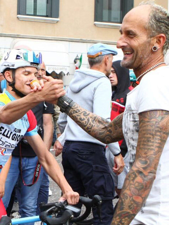 Leone Malaga fino allo scorso anno era al Team Giorgi, dove ha già lavorato con Marangon