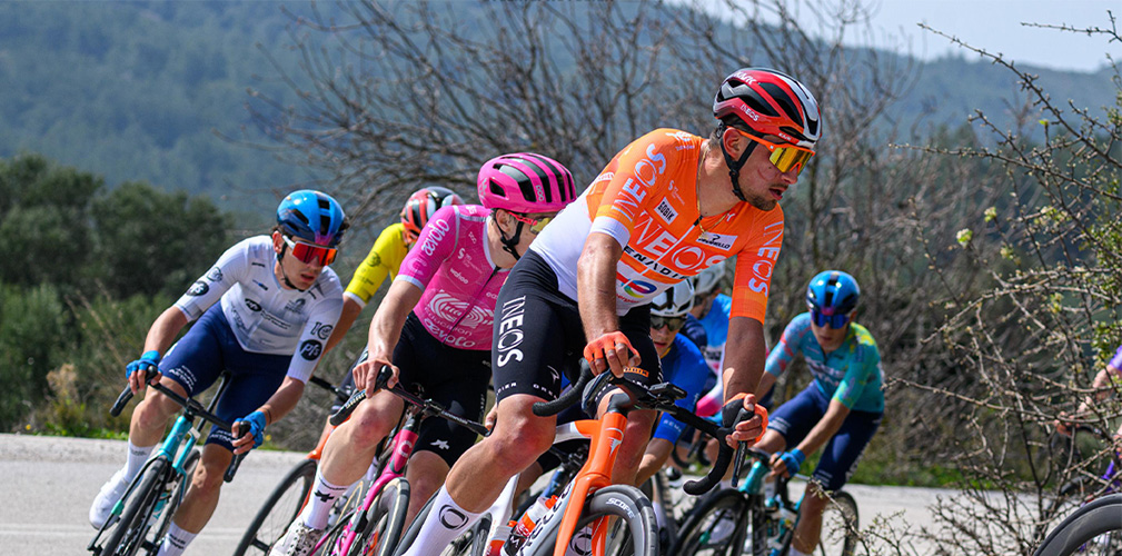 Milesi è da quest'anno all'Ineos. Nel 2025 aveva vinto una tappa al Giro del Friuli (foto Cyclingphoto.gr)