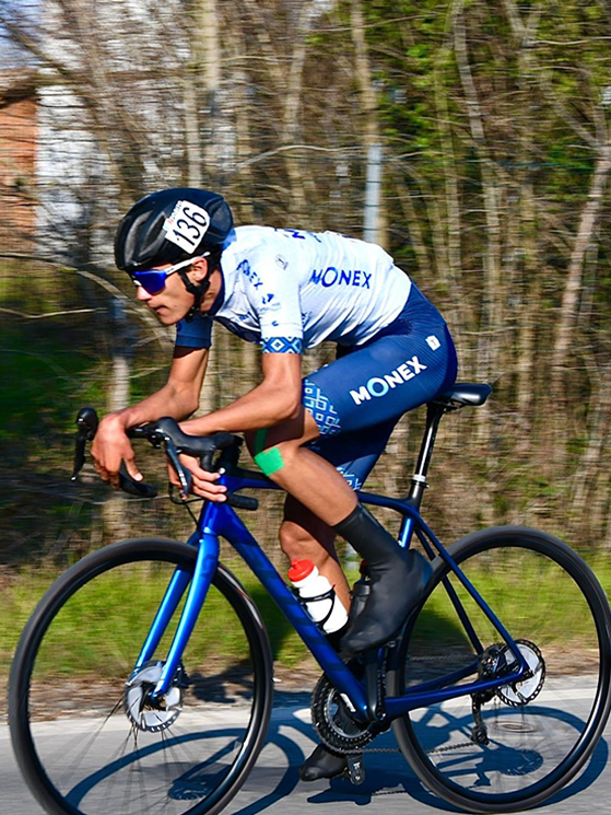 Isaac Del Toro nella Monex si è confrontato in tante non gare adatte a lui prima di esplodere all'Avenir nel 2023 (foto Jennifer Jaubert)