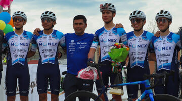 Gli allievi della Monex al termine della gara vinta a Vignola (foto Stefano Ballandi)