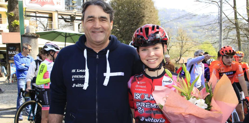 Giovanni Fidanza per Pegolo è un ottimo tecnico, sempre pronto a darle consigli e spiegarle tattiche di gara (foto Ossola)