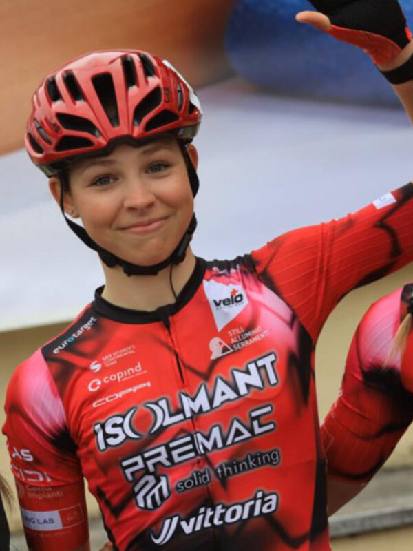 Chantal Pegolo è nata il 20 febbraio 2007 ed è al primo anno elite. Corre nella Isolmant-Premac-Vittoria (foto Ossola)