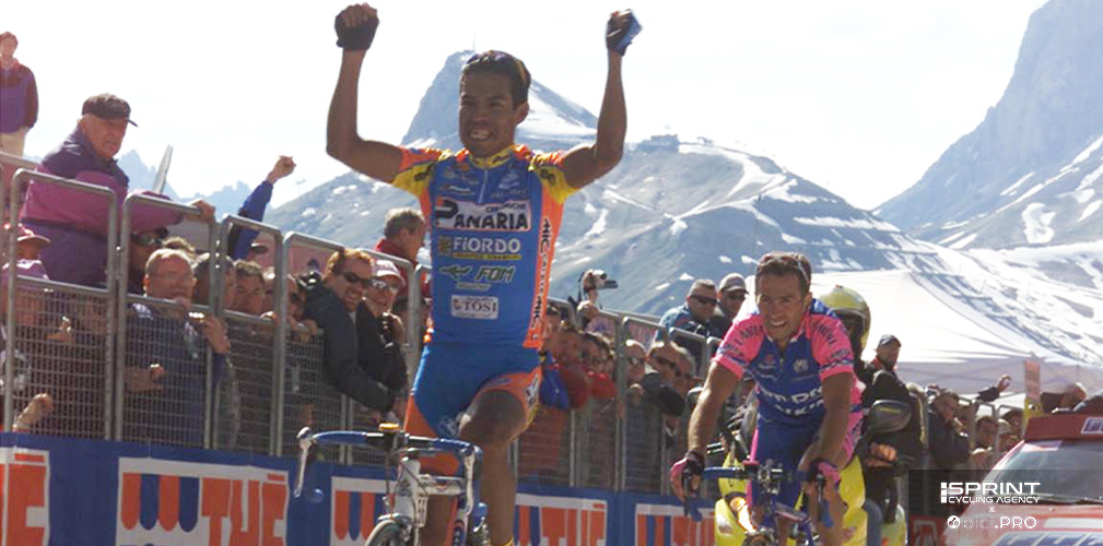 Perez Cuapio (qui vittorioso al Giro sul Pordoi nel 2001) ha corso sempre con Reverberi ed ora vive vicino a Trento