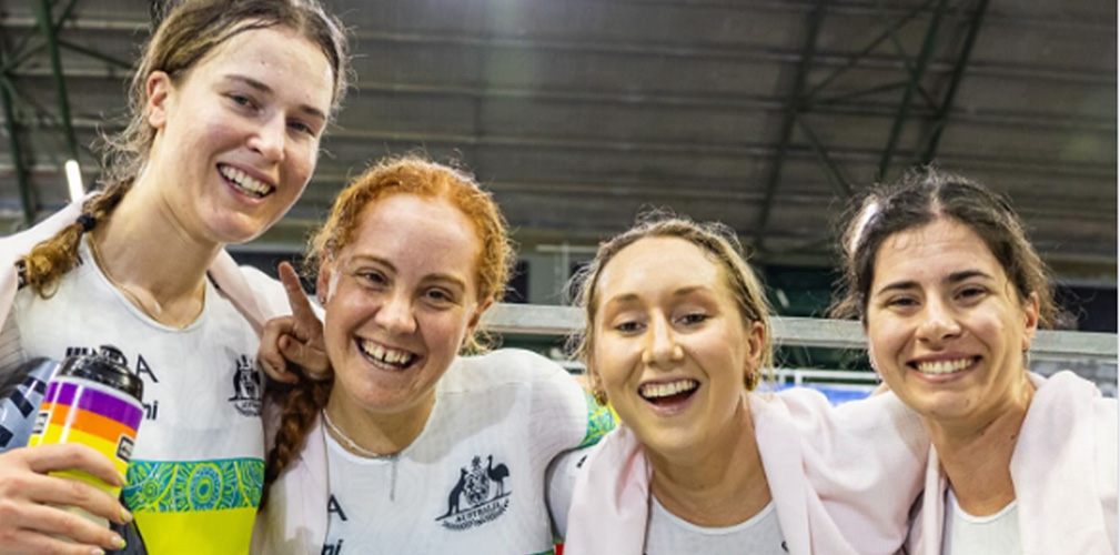 Le ragazze australiane vincitrici di tappa a Perth, senza peraltro una grande concorrenza