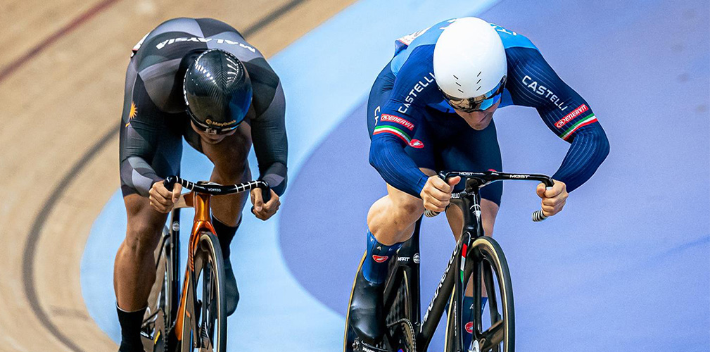 A fine gara Predomo ha tenuto a ringraziare FCI ed Esercito che stanno accompagnando la sua crescita (foto SWPIX-Cycling)