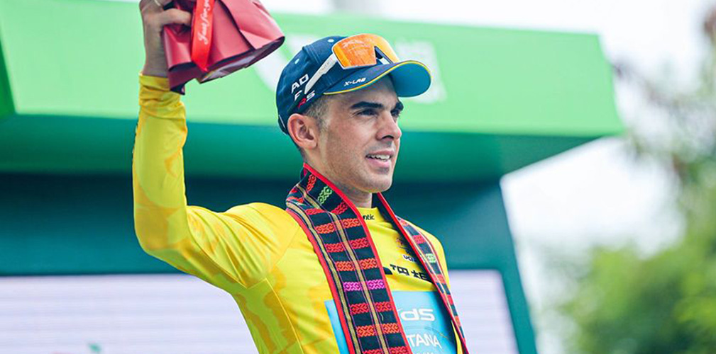 Guillermo Thomas Silva, uruguayano dell'XDS Astana, vincitore su Berasategui (ESP), poi Pesenti e Quartucci (foto organizzatori)