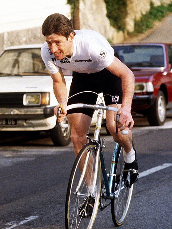 Sean Kelly, primatista assoluto di successi nelle corse a tappe medie con 11 vittorie
