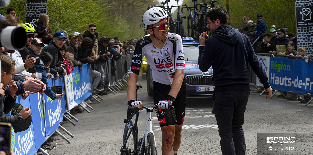 Il rammarico più grande di Baldato è aver perso Vermeersch per la foratura e la caduta all'uscita dell'Arenberg