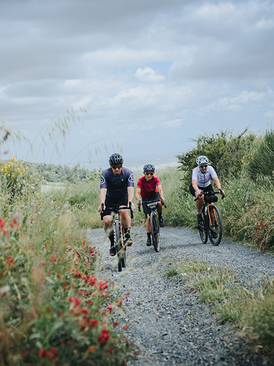 Bettini ha tracciato una grande rete di percorsi nelle sue zone e vi ha disegnato la Geogravel Tuscany (foto ATCommunication)