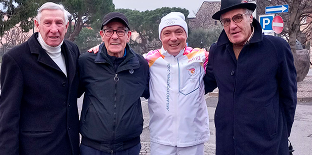 Giosuè Zenoni, 80 anni, ha raggiunt Iseo con Antonio Fusi: Gualdi è fra i due