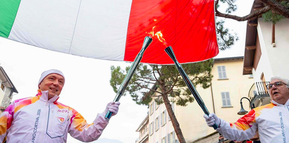 Gualdi ha scelto di portare la fiaccola per onorare Casartelli e Rebellin