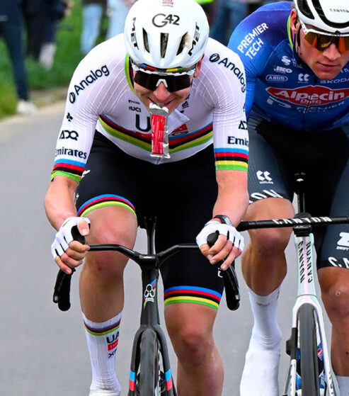 Giro delle Fiandre 2026, Enervit, carboidrati, Tadej Pogacar, Mathieu Van der Poel