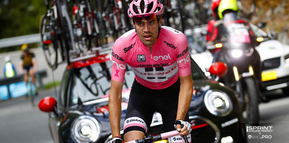 Giro 2017, Dumoulin insegue sullo Stelvio dopo essersi fermato per un'urgenza intestinale: erano i primi anni degli studi sui carbo per ora