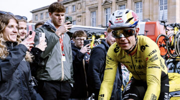 Wout Van Aert, partenza Roubaix 2026