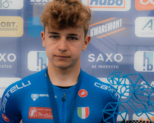 Brandon Fedrizzi, E3 Saxo Juniores 2026, volata, vittoria (foto E3 Saxo)