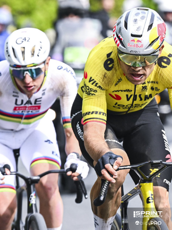 Wout Van Aert, Tadej Pogacar, Parigi-Roubaix 2026