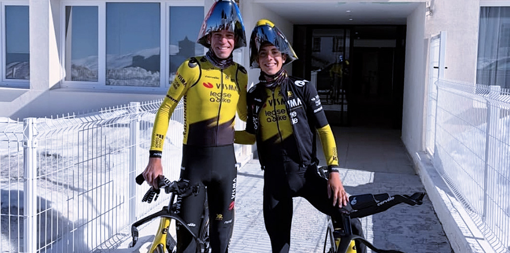 Piganzoli e compagni stanno lavorando molto la bici da crono. ccoli nel precedente ritiro in quota a Sierra Nevada a fine febbraio