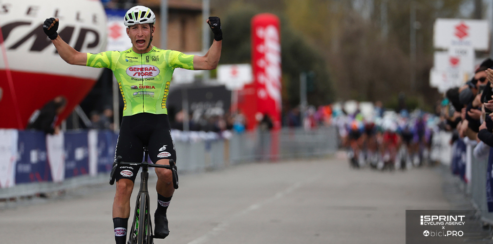 Settimana Coppi e Bartali 2026, Filippo D'aiuto vince la tappa di Massalengo