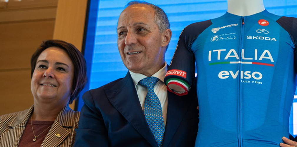 Lucia Fracassi, Amministratrice Delegata eVISO insieme a Cordiagno Dagnoni presidente FCI (foto FCI)