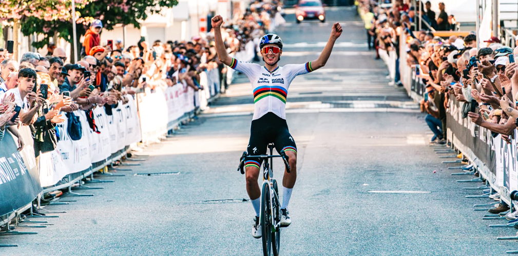Palio del Recioto 2026, Lorenzo Finn, vittoria, maglia iridata U23 (foto Werner Müller-Schell)