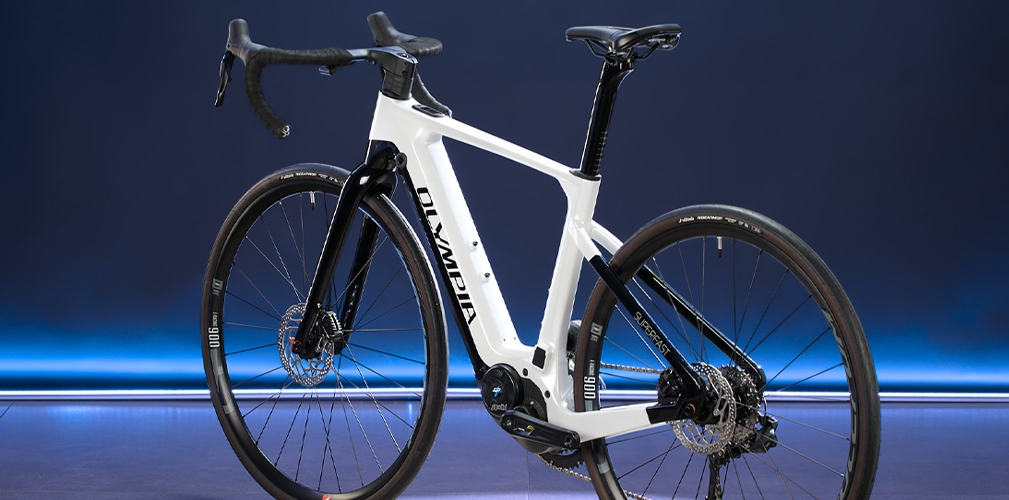 La nuova versione dell'Olympia Superfaster che parteciperà al Giro-E Enel