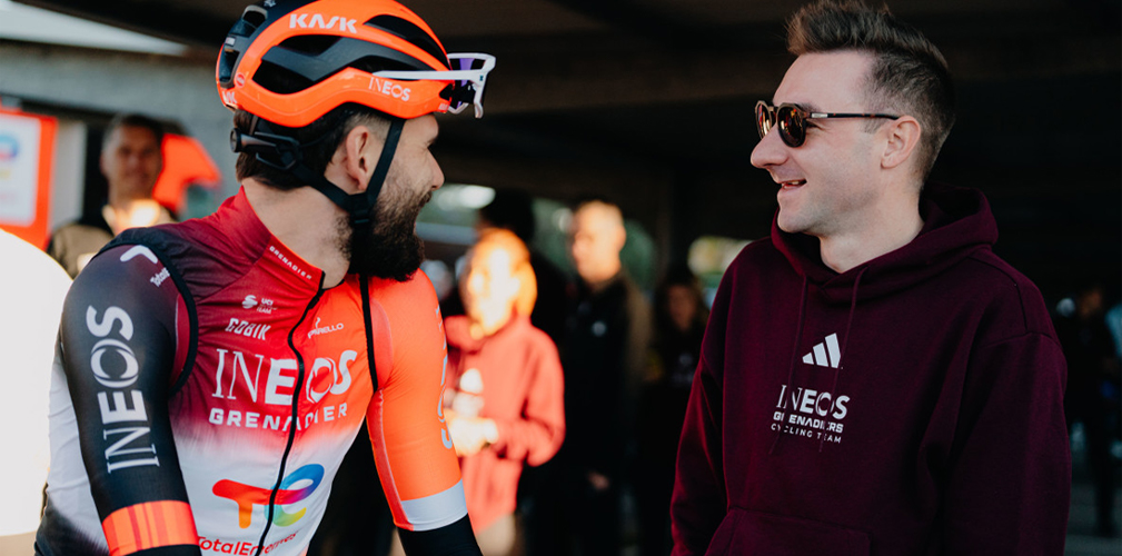 Filippo Ganna, Elia Viviani, diesse, Ineos Grenadiers 2026 (foto Ineos Grandiers)