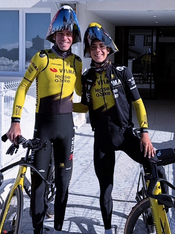 Piganzoli e compagni stanno lavorando molto la bici da crono. ccoli nel precedente ritiro in quota a Sierra Nevada a fine febbraio