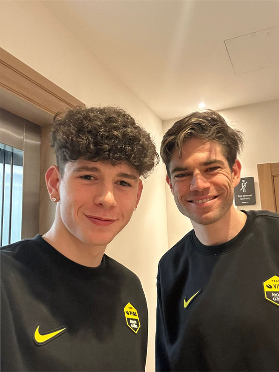 Francesco Baruzzi, Wout Van Aert, Visma Lease a Bike