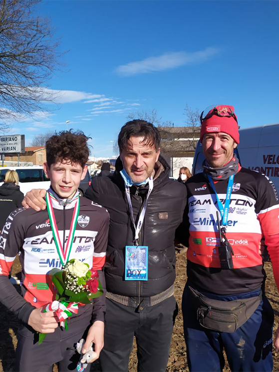Francesco Baruzzi, Michele Bartoli, Nicola Loda, ciclocross, Piton