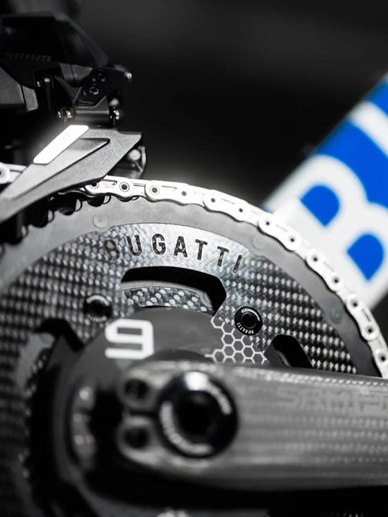 Bugatti Factor One, telaio, forcella, Carbon-Ti