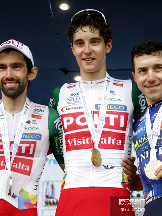 Giro dell'Appennino 2026, podio: Crescioli, Pesenti, Pozzovivo