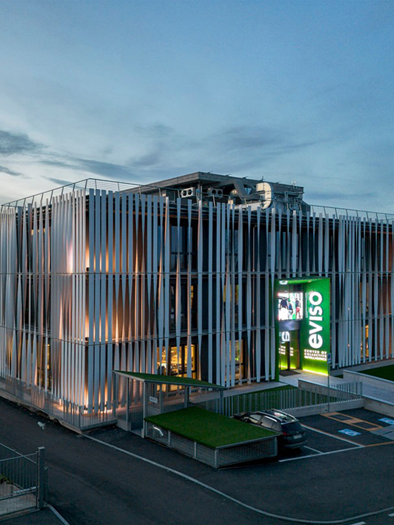 La sede di eVISO a Saluzzo (Cuneo)