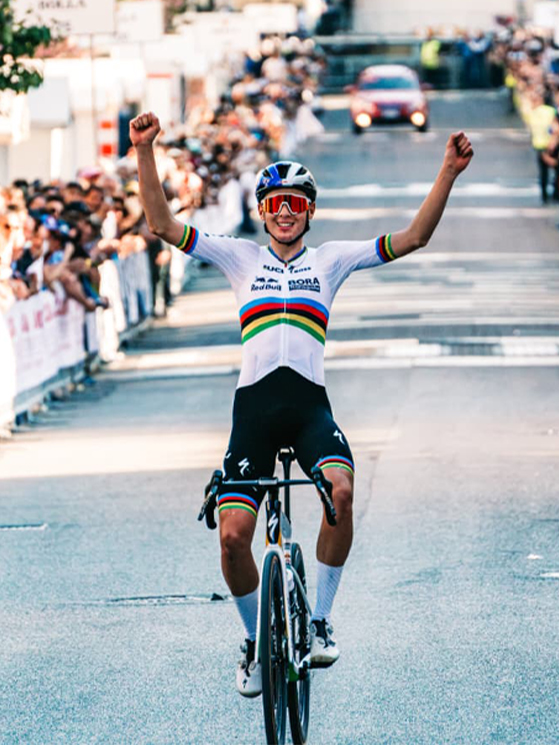 Palio del Recioto 2026, Lorenzo Finn, vittoria, maglia iridata U23 (foto Werner Müller-Schell)